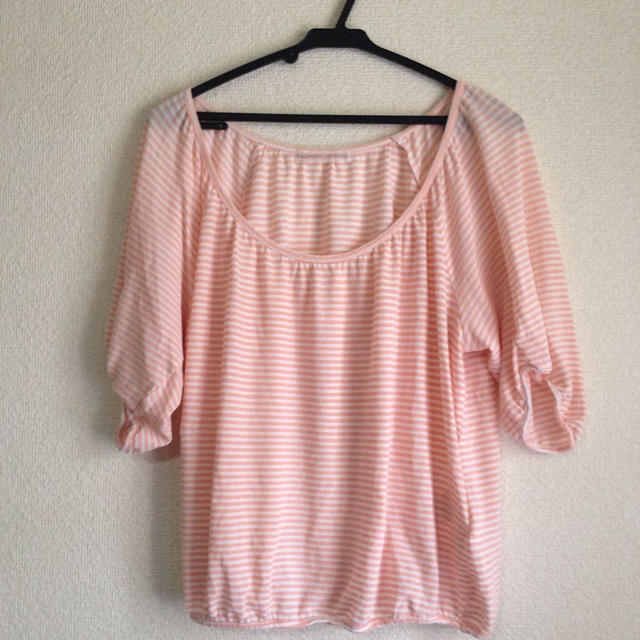 TSUMORI CHISATO(ツモリチサト)のツモリチサト ボーダーカットソー レディースのトップス(Tシャツ(半袖/袖なし))の商品写真