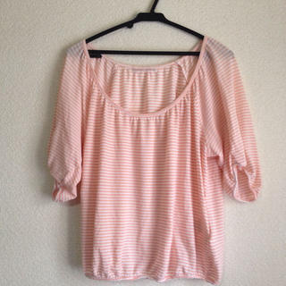 ツモリチサト(TSUMORI CHISATO)のツモリチサト ボーダーカットソー(Tシャツ(半袖/袖なし))