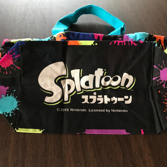 スプラトゥーンお弁当袋 キッズ/ベビー/マタニティのこども用バッグ(ランチボックス巾着)の商品写真