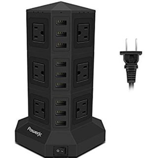 電源タップ　タワー型(PC周辺機器)