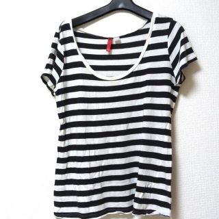 エイチアンドエム(H&M)の込】H&MボーダーTシャツ ♡(Tシャツ(半袖/袖なし))