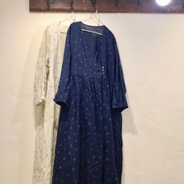 nest Robe☆クレマチスプリントカシュクールワンピース