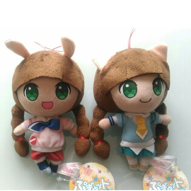 ぷぎゅット ミミ ニャミ ぬいぐるみ セットの通販 by いろはす ぷぎゅット ミミ ニャミ ぬいぐるみ セットの通販 by いろはす