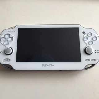 psvita  本体 PCH1000 ホワイト wifi(携帯用ゲームソフト)