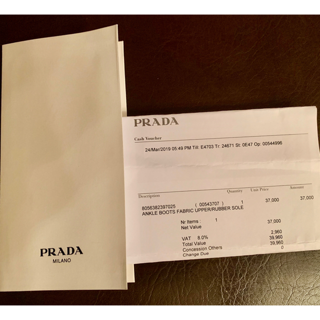 最終値下げ！PRADA 正規品スニーカー