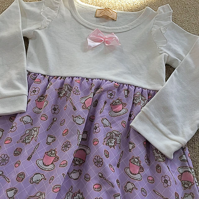 Disney(ディズニー)のDisney おしゃれキャットマリー ワンピース キッズ/ベビー/マタニティのキッズ服女の子用(90cm~)(ワンピース)の商品写真