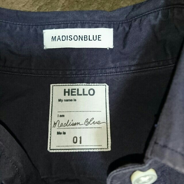 MADISONBLUE(マディソンブルー)のMADISONBLUE マダム ウォッシュドアウトシャツ レディースのトップス(シャツ/ブラウス(長袖/七分))の商品写真