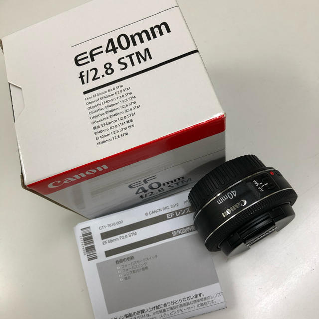 Canon - キャノンのEFレンズ 40mm/f2.8パンケーキ レンズの通販 by kevin's shop｜キヤノンならラクマ