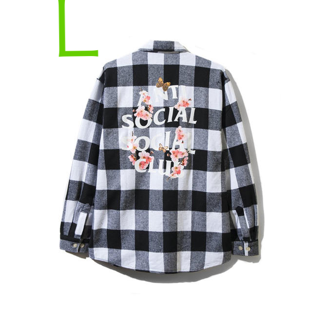 ANTI(アンチ)のASSC19ss anti social social club ネルシャツ メンズのトップス(Tシャツ/カットソー(半袖/袖なし))の商品写真