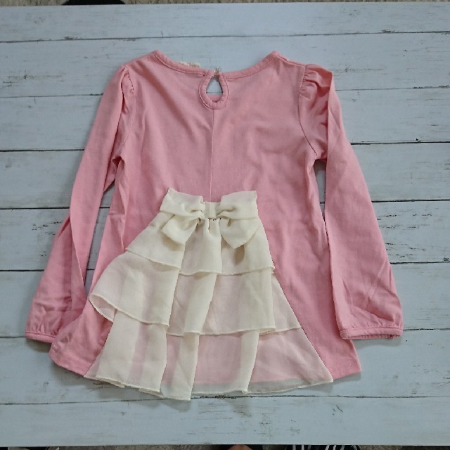 しまむら(シマムラ)のカットソー ３枚セット♡♡ キッズ/ベビー/マタニティのキッズ服女の子用(90cm~)(Tシャツ/カットソー)の商品写真