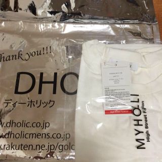 ディーホリック(dholic)の新品 DHOLIC カットソー2部袖  (カットソー(半袖/袖なし))