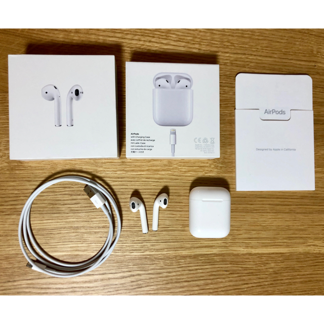 【正規品】Apple AirPods エアポッズ MMEF2J/A