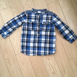 エイチアンドエム(H&M)のキッズ チェックシャツ(ブラウス)