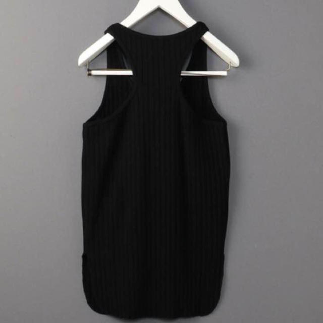 BEAUTY&YOUTH UNITED ARROWS(ビューティアンドユースユナイテッドアローズ)の6(ROKU)  RIB TANK TOP/ﾀﾝｸﾄｯﾌﾟブラック レディースのトップス(タンクトップ)の商品写真