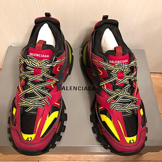 新色 BALENCIAGA track バレンシアガ トラック スニーカー 42メンズ