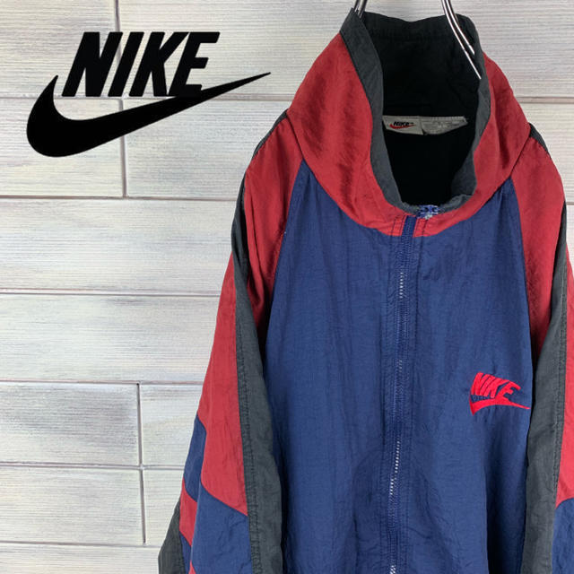 NIKE(ナイキ)の【レア】ナイキ 90's  ナイロンジャケット シルバータグ メンズのジャケット/アウター(ナイロンジャケット)の商品写真