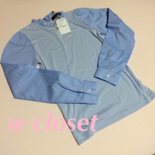 ダブルクローゼット(w closet)のダブルクローゼット✩シャツ(シャツ/ブラウス(長袖/七分))