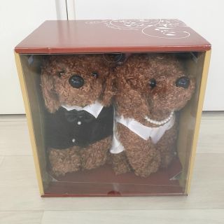 トイプードル ぬいぐるみ 結婚式 ウェルカムボードに(ぬいぐるみ)