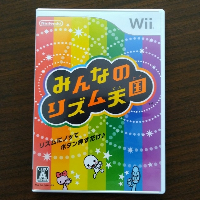 Wii(ウィー)のみんなのリズム天国 エンタメ/ホビーのゲームソフト/ゲーム機本体(家庭用ゲームソフト)の商品写真