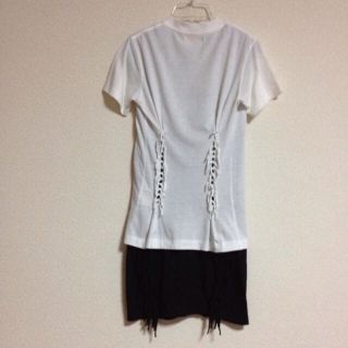 トーガ(TOGA)のTOGA  バックフリンジTシャツ(Tシャツ(半袖/袖なし))