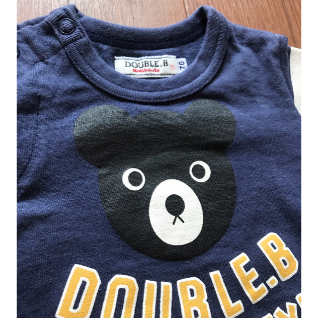 DOUBLE.B(ダブルビー)のダブルB ロンパース 70 キッズ/ベビー/マタニティのベビー服(~85cm)(ロンパース)の商品写真