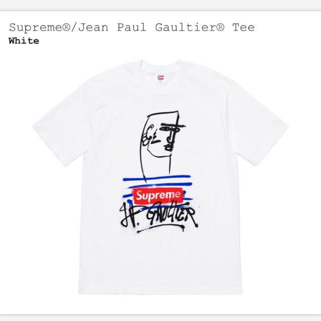 Supreme Jean Paul Gaultier Tee White S