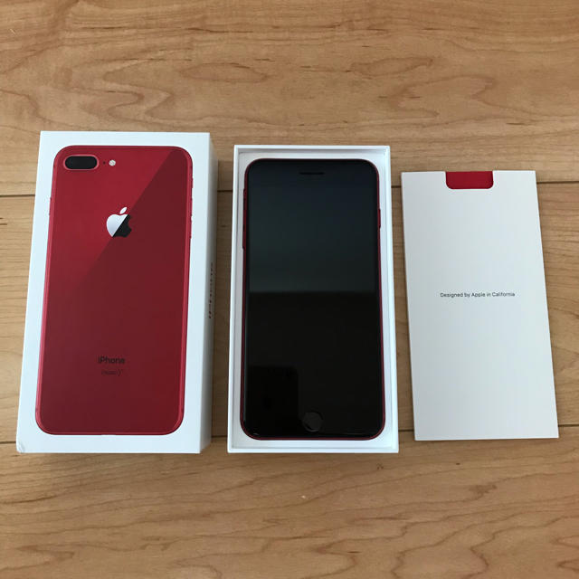 iPhone8 plus RED 64gb simフリー ソフトバンク