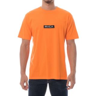 ルーカ(RVCA)の完売！ルーカ PATCH RVCA SS TEEシャツ オレンジ Sサイズ(Tシャツ/カットソー(半袖/袖なし))