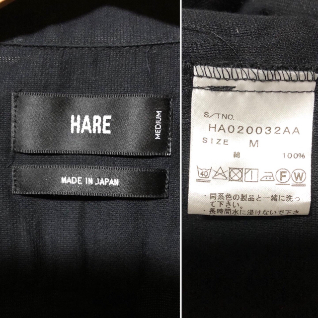 HARE(ハレ)の人気❗️日本製 HARE ハレ 開襟 半袖 コットン オープンカラーシャツ メンズのトップス(シャツ)の商品写真