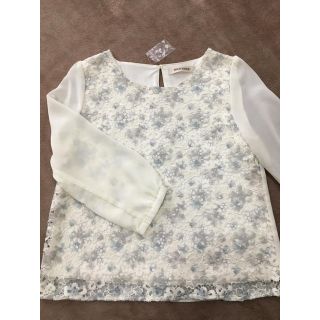 ミッシュマッシュ(MISCH MASCH)の新品未使用♡ミッシュマッシュ ぼかしフラワー レースブラウス(シャツ/ブラウス(長袖/七分))