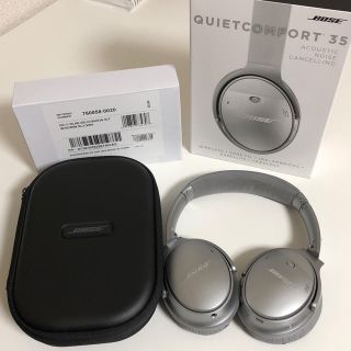 ボーズ(BOSE)のBose QuietComfort 35 シルバー   ボーズ QC35(ヘッドフォン/イヤフォン)