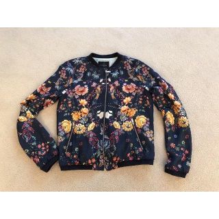 ザラ(ZARA)のZARA ザラ　花柄ブルゾン　グッチ風(ブルゾン)