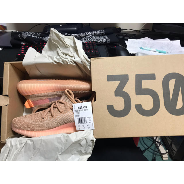 【24cm】adidas YEEZY BOOST 350 V2 CLAY