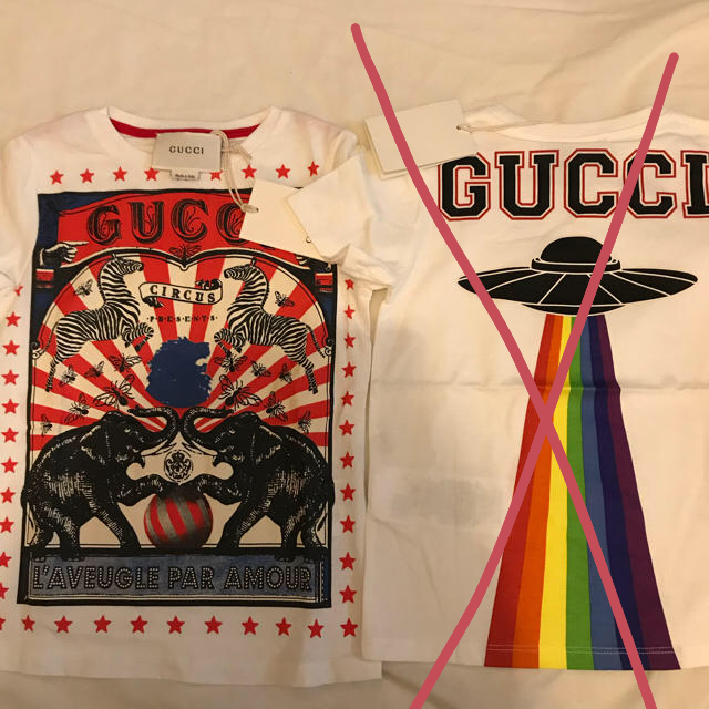 Gucci(グッチ)のつよの様ご専用 新品 グッチキッズ Tシャツ 110 キッズ/ベビー/マタニティのキッズ服男の子用(90cm~)(Tシャツ/カットソー)の商品写真