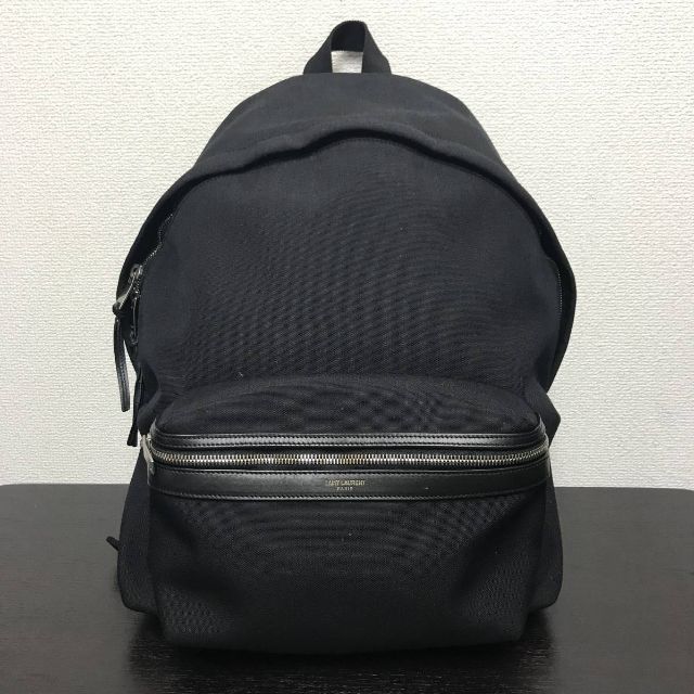 サンローランパリ バックパック 黒 キャンバス YSL chateauduroi.co