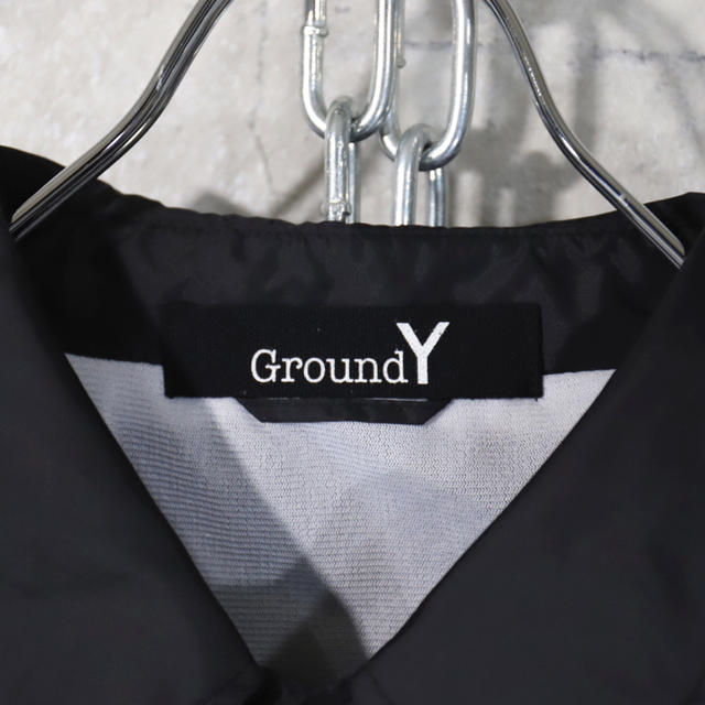 Yohji Yamamoto(ヨウジヤマモト)のGround Y 逆さロゴ コーチジャケット  Yohji Yamamoto メンズのジャケット/アウター(ナイロンジャケット)の商品写真