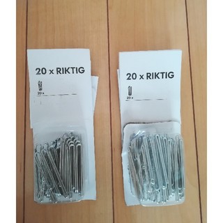 イケア(IKEA)のIKEA　イケア　カーテン　フック　2箱セット　RIKTIG(カーテン)