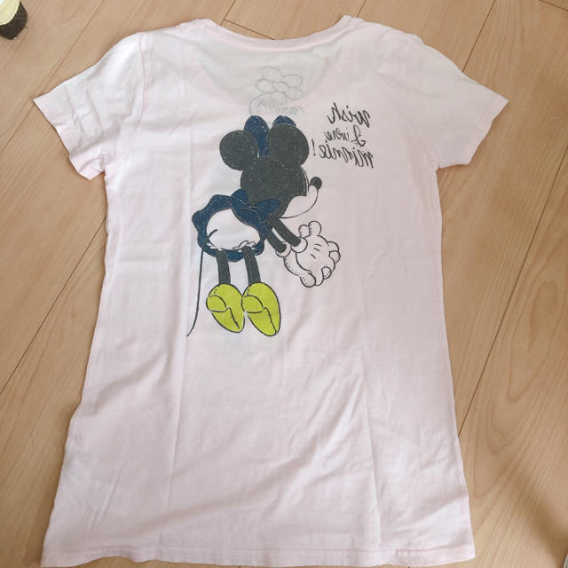 Disney(ディズニー)のディズニー moussy マウジー Ｔシャツ ミニー カジュアル シンプル レディースのトップス(Tシャツ(半袖/袖なし))の商品写真