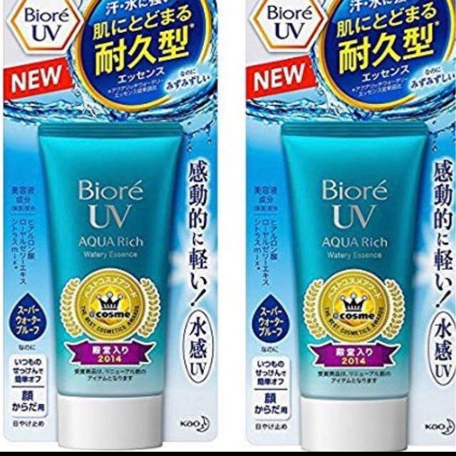 Biore(ビオレ)の[タイ2専用 28個セット]ビオレＵＶアクアリッチウォータリーエッセンス 50ｇ コスメ/美容のボディケア(日焼け止め/サンオイル)の商品写真