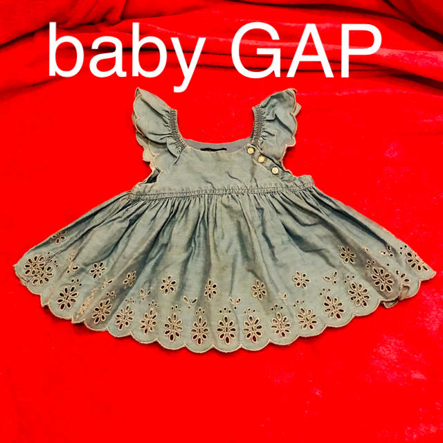 babyGAP(ベビーギャップ)のbaby GAP Aラインチュニック トップス 90センチ キッズ/ベビー/マタニティのキッズ服女の子用(90cm~)(Tシャツ/カットソー)の商品写真