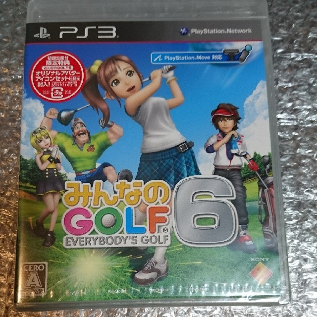 PlayStation3(プレイステーション3)のPS3 みんなのGOLF6 エンタメ/ホビーのゲームソフト/ゲーム機本体(家庭用ゲームソフト)の商品写真