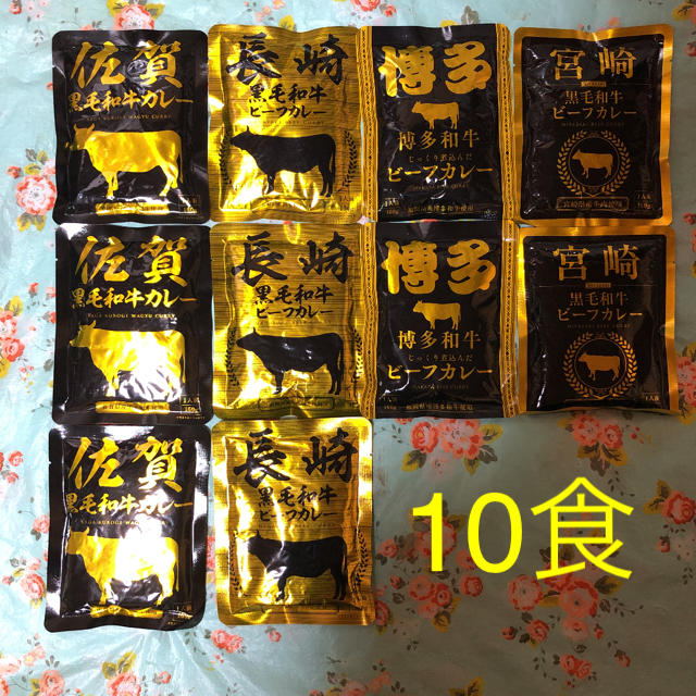 九州レトルトカレー10食セット 食品/飲料/酒の加工食品(レトルト食品)の商品写真