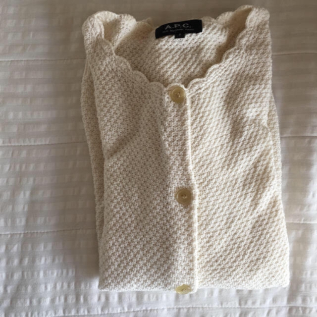a.p.c cotton knit cardigan