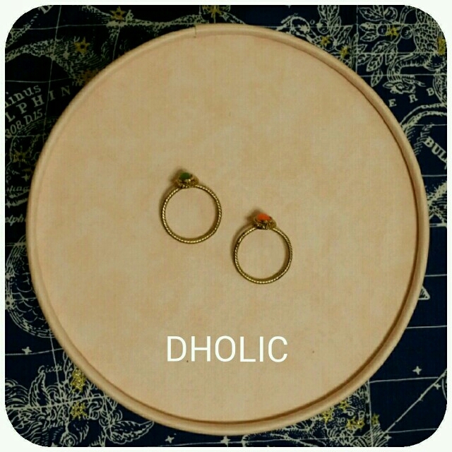 dholic(ディーホリック)のDHOLICストーンモチーフリングセット レディースのアクセサリー(リング(指輪))の商品写真