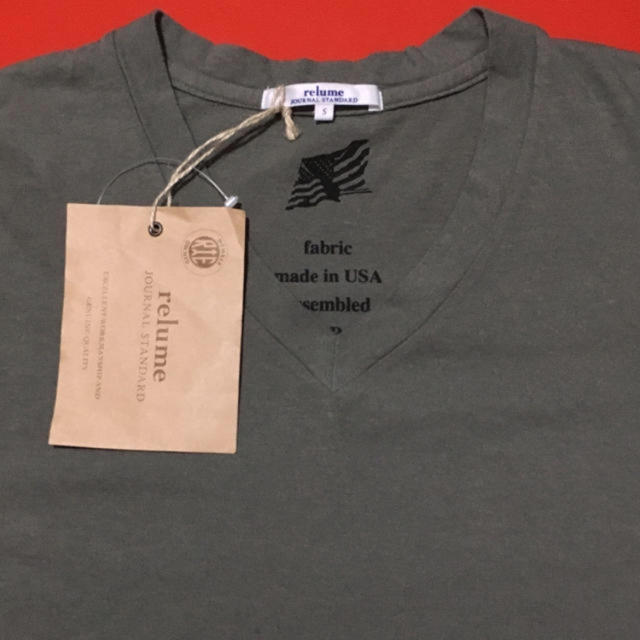 JOURNAL STANDARD(ジャーナルスタンダード)のrelume ジャーナルスタンダード Vネック コットン Tシャツ 天竺 新品 レディースのトップス(Tシャツ(半袖/袖なし))の商品写真