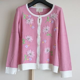 チェスティ(Chesty)の【訳あり新品】Chesty 💖 Lady Flower Cardigan(カーディガン)