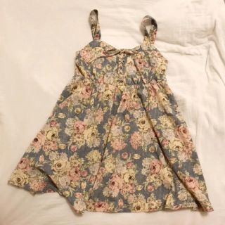 マジェスティックレゴン(MAJESTIC LEGON)のマジェスティックレゴン 花柄キャミワンピース(ひざ丈ワンピース)