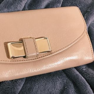 クロエ(Chloe)のchloe* リボン財布 ベージュ(長財布)