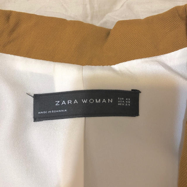 ZARA(ザラ)のzara  薄手 ジャケット キャメル レディースのジャケット/アウター(テーラードジャケット)の商品写真