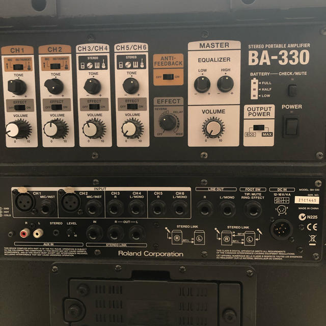 Roland - Roland BA-330 ポータブルPAシステム 送料込みの通販 by ...